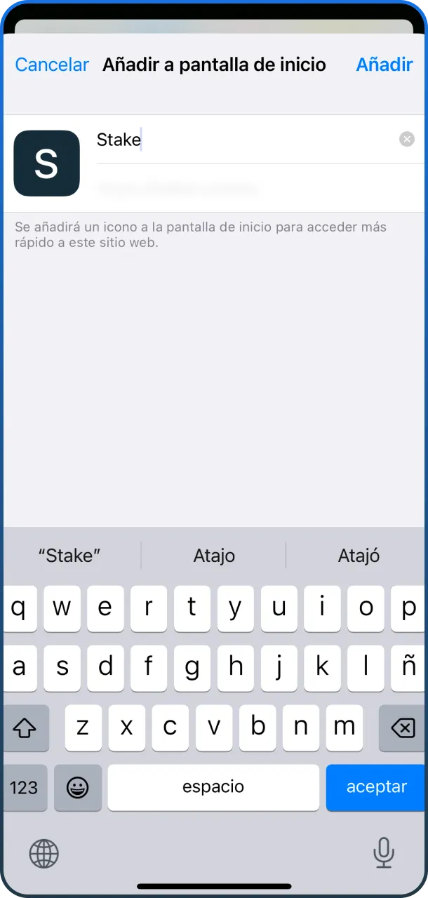 Crea un acceso directo y apuesta al instante en Stake Aviator.