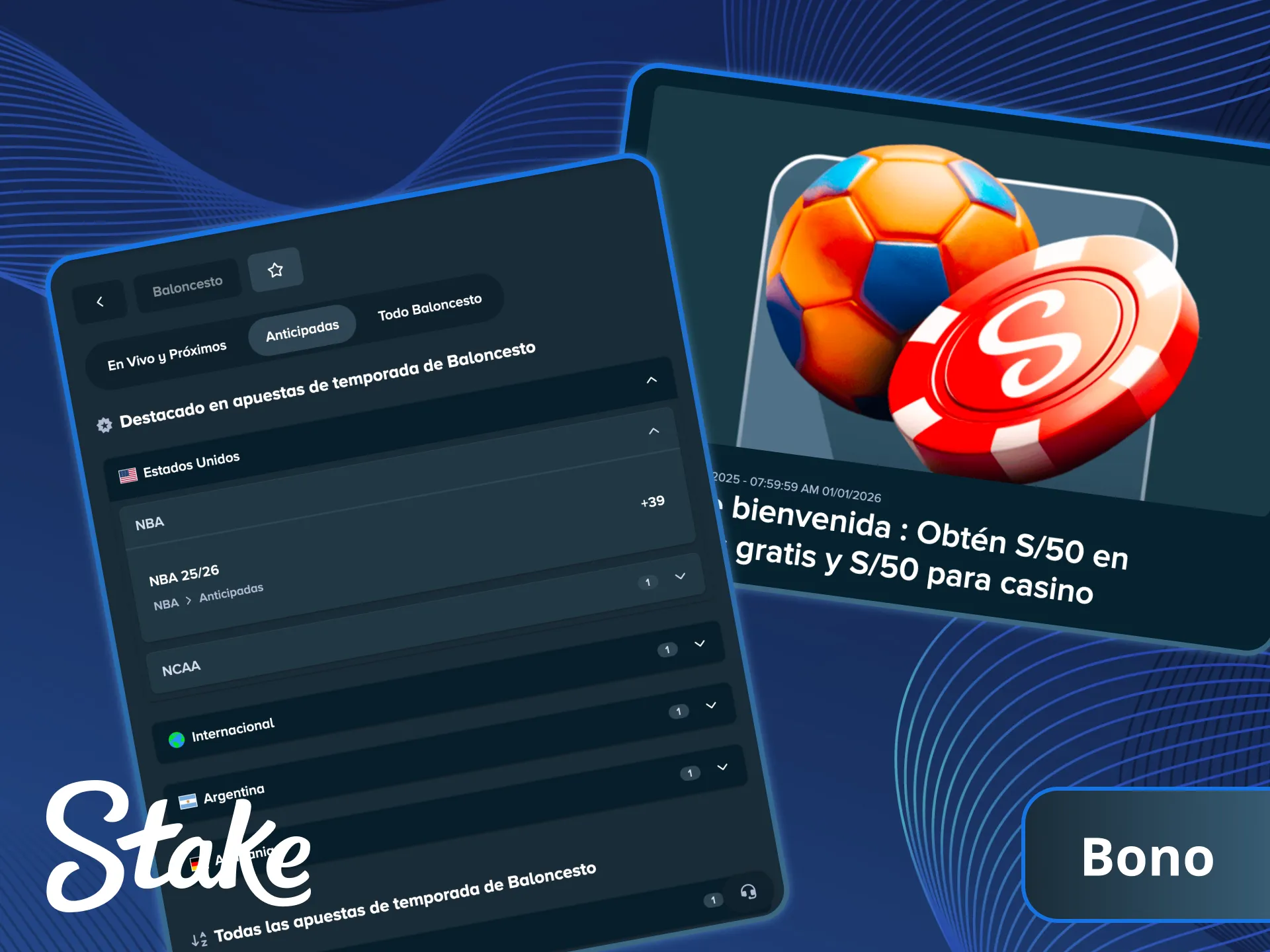Los mejores bonos para apuestas Stake.