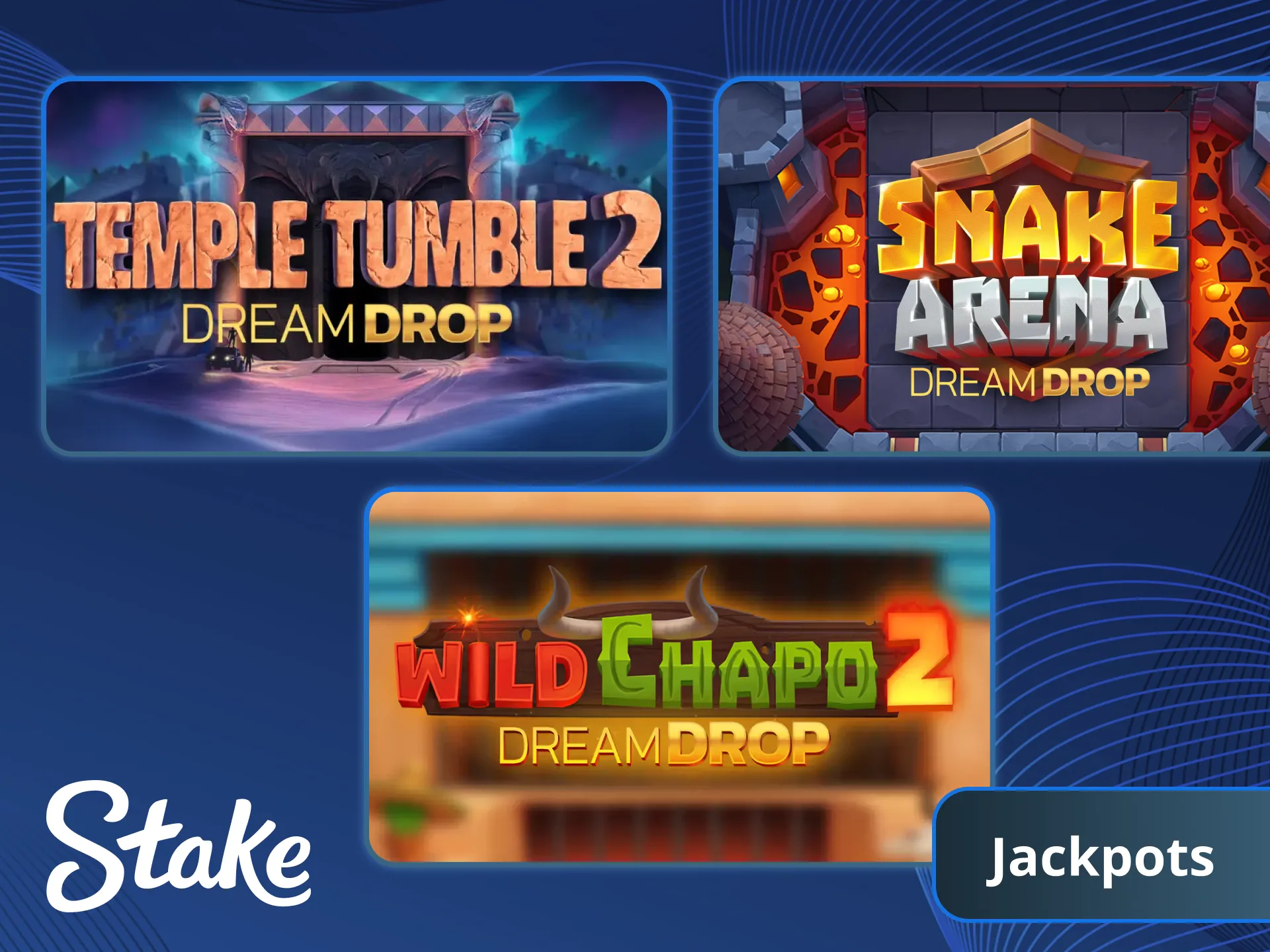 Busca grandes premios en Jackpots con el Bono de Stake casino oficial.