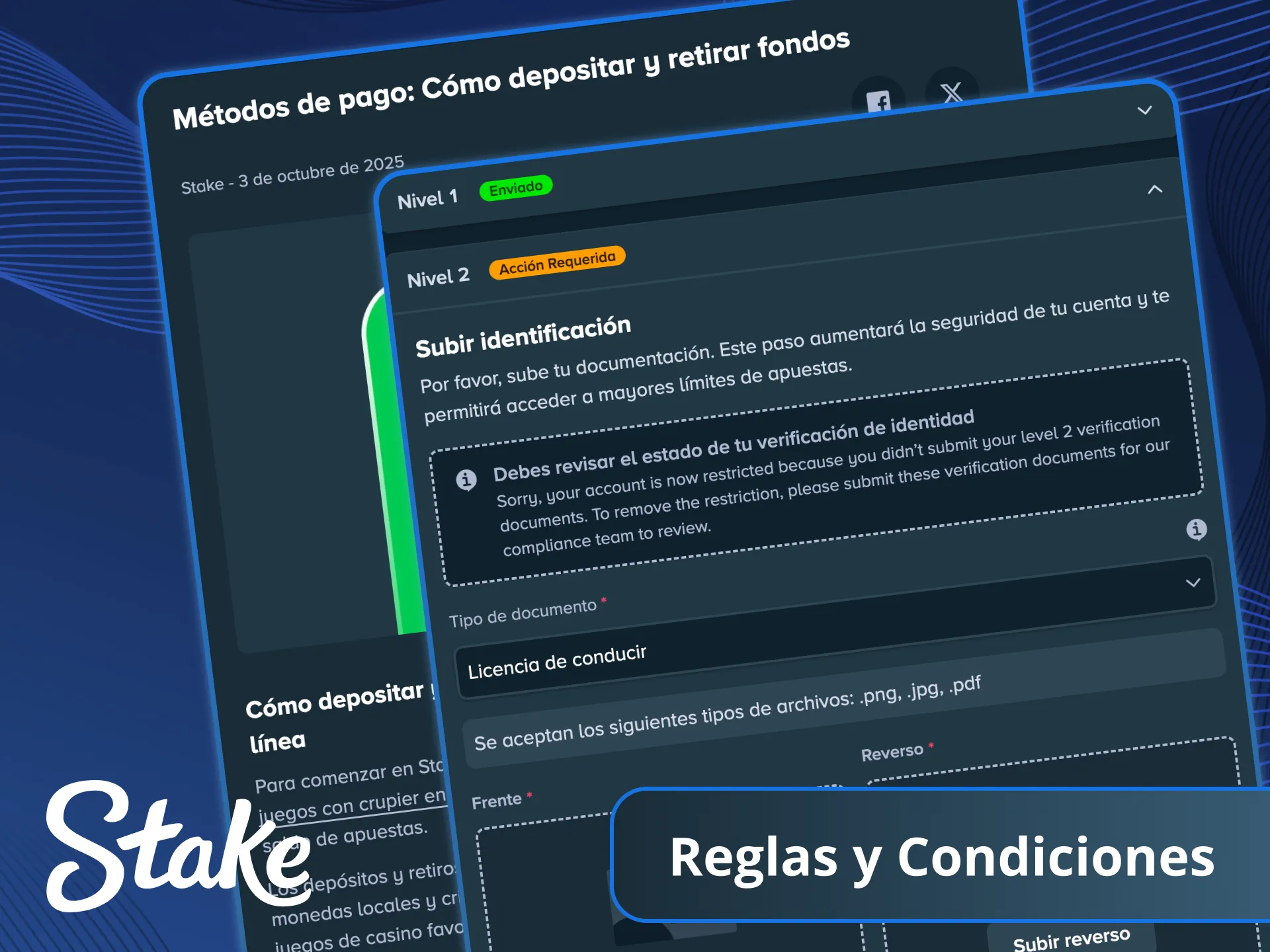 Retire fácilmente sus ganancias de las apuestas Stake.