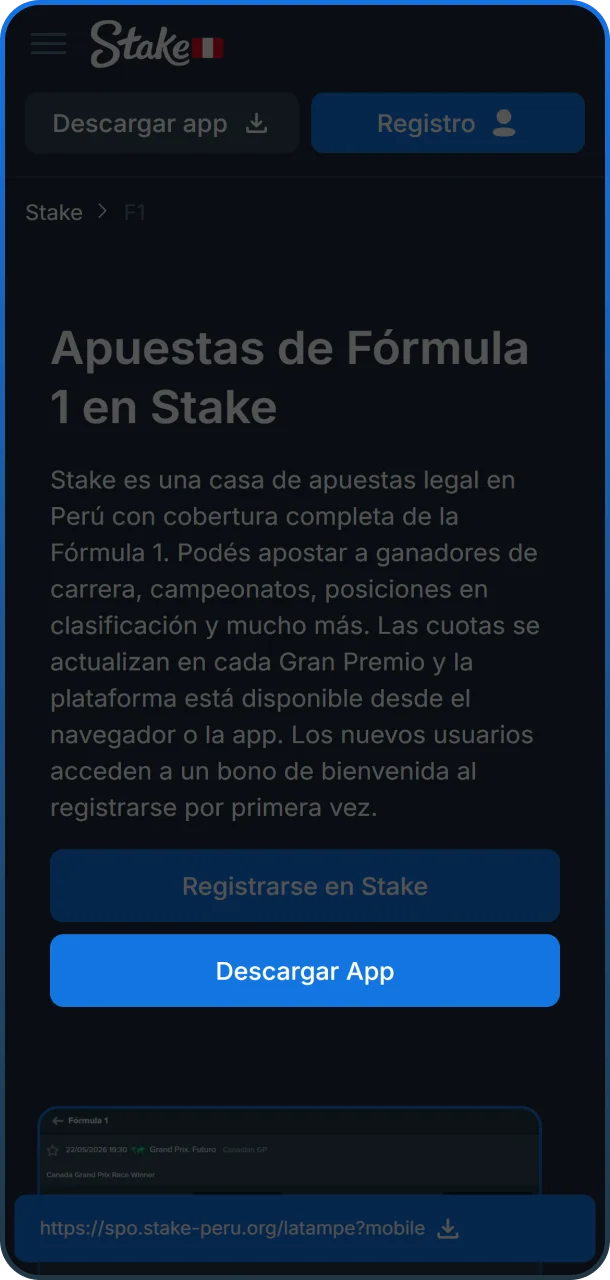 Descargar el archivo APK de manera directa y segura desde el sitio oficial de Stake.