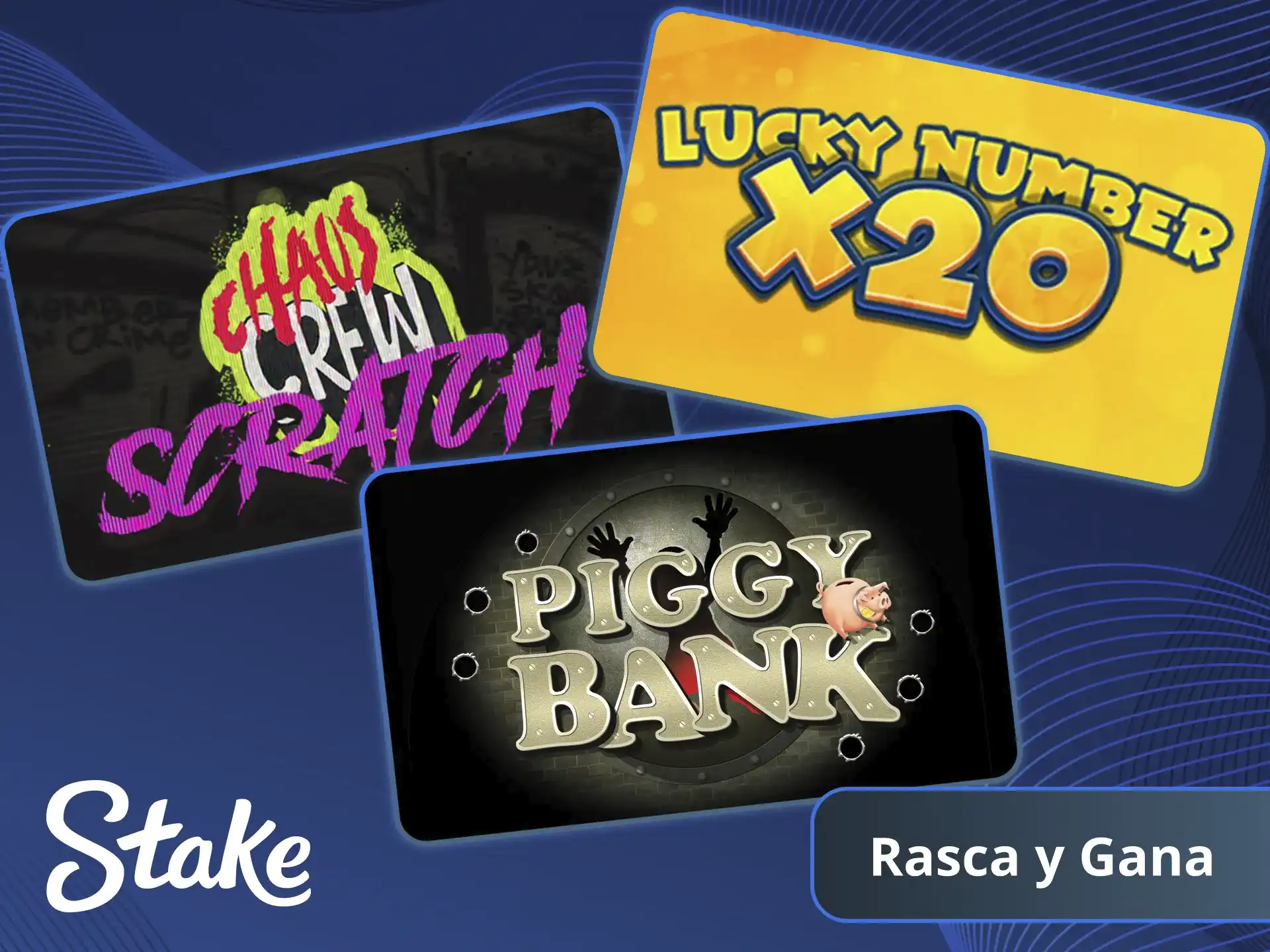 Prueba suerte en Rasca y Gana aprovechando tu Bono de Stake casino.