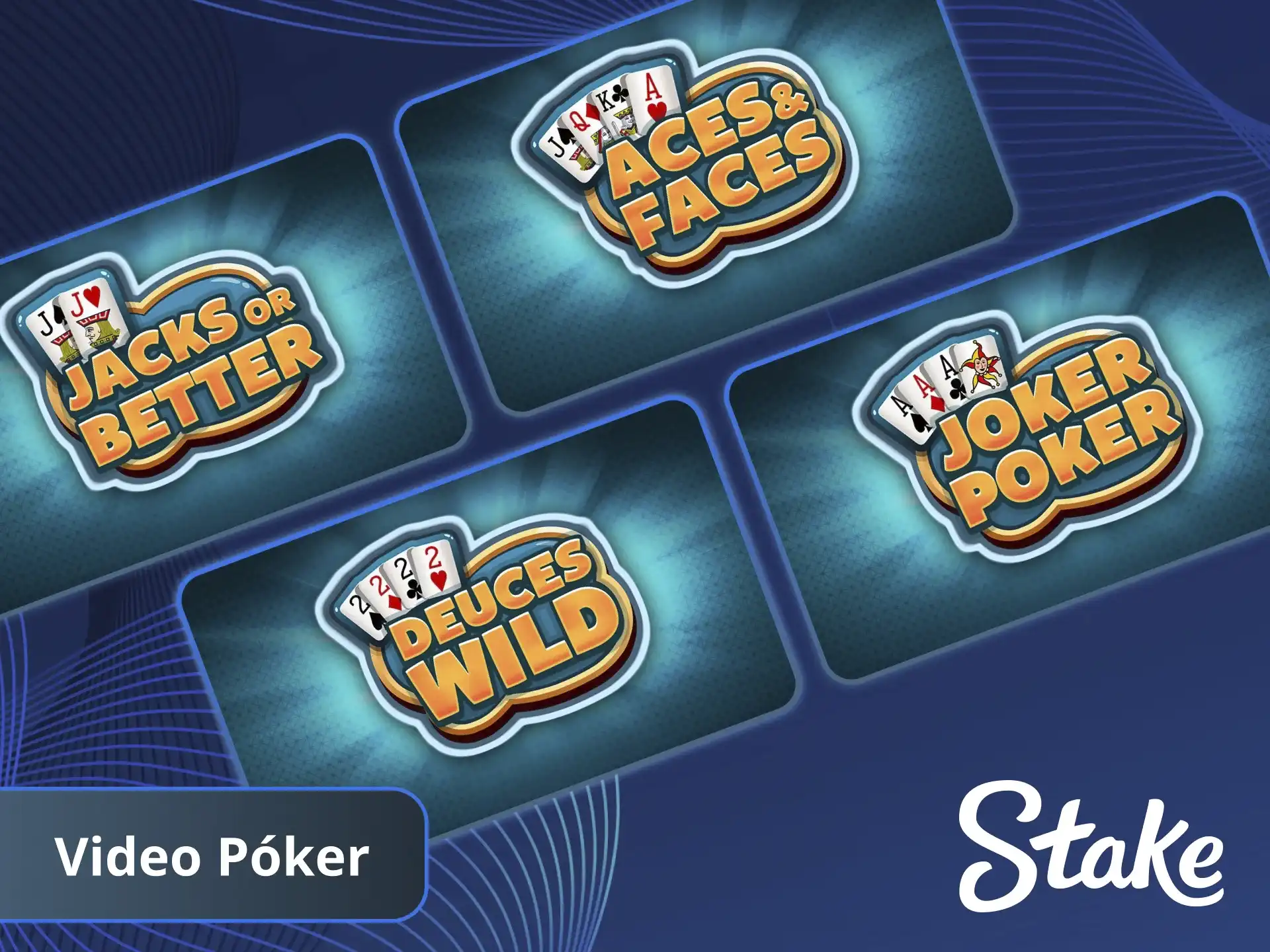 Juega al Video Póker y multiplica tu Bono en Stake casino Peru.
